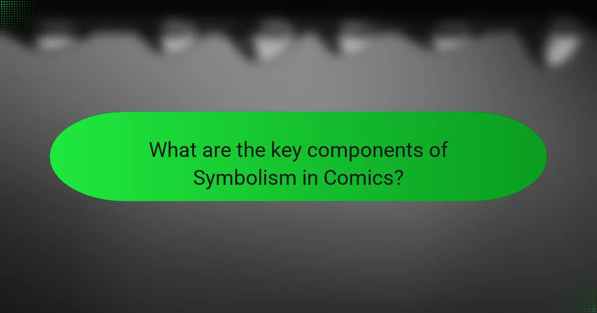 What are the key components of Symbolism in Comics?