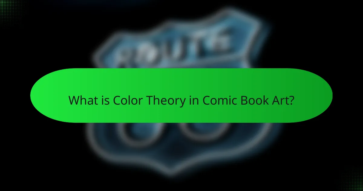 What is Color Theory in Comic Book Art?